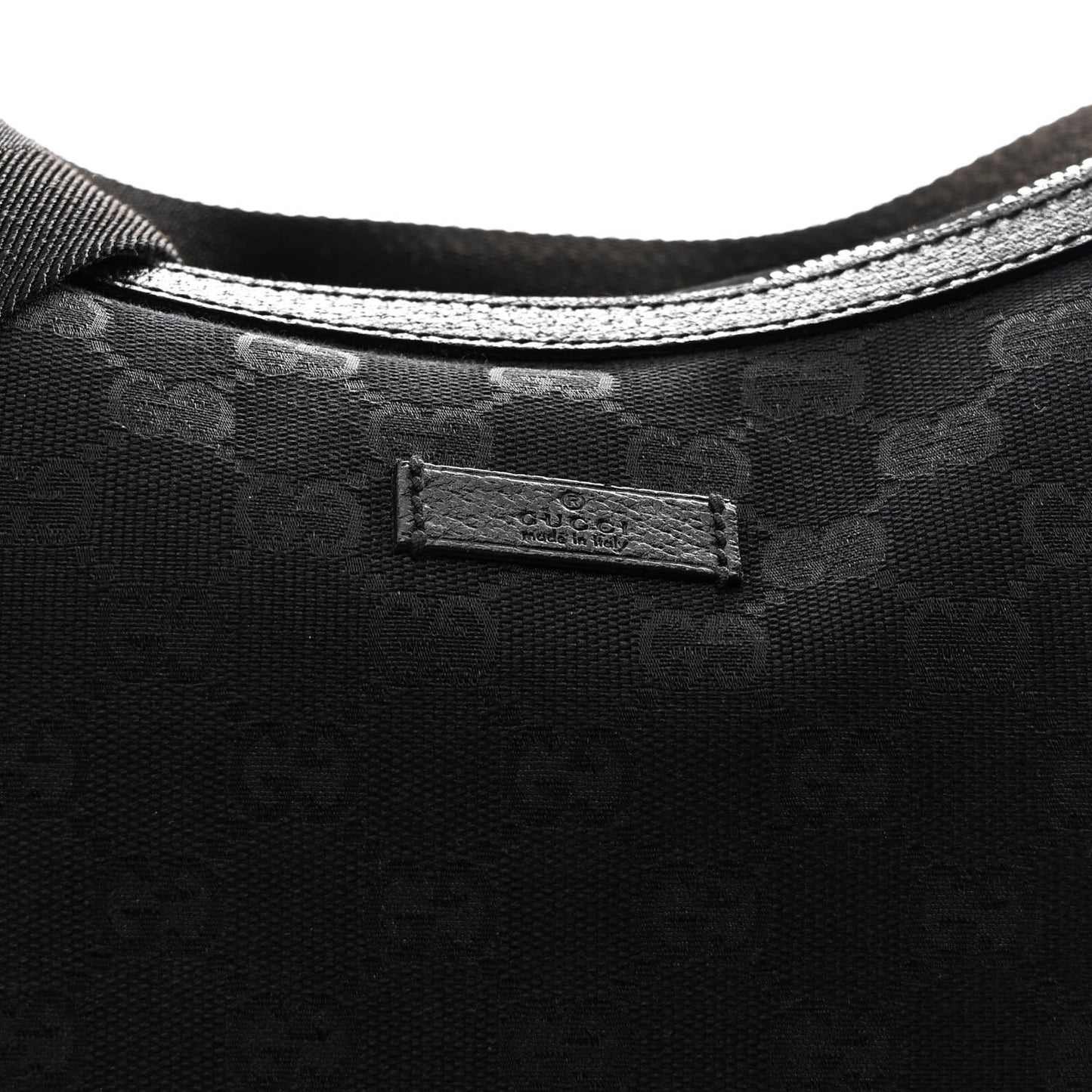 Monogram Medium Half Moon Hobo Black
