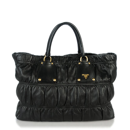 Prada Nappa Gaufre Tote Nero Black 1 of 8