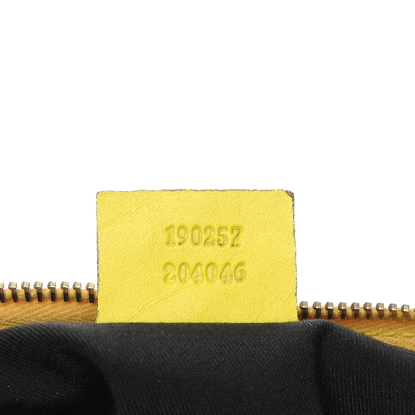 GG Plus Monogram Web Stripe Small Joy Boston Yellow