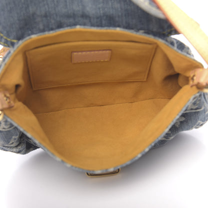 Louis Vuitton Monogram Denim Mini Pleaty Blue 5 of 12