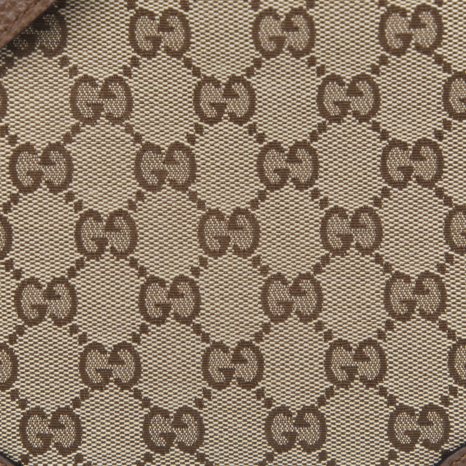 Gucci Monogram Mini Bree Messenger Bag Beige Tabacco 9 of 9