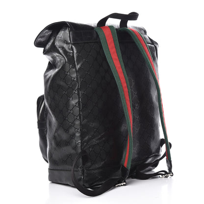 Gucci Imprime Monogram Web 500 Backpack Black 3 of 11