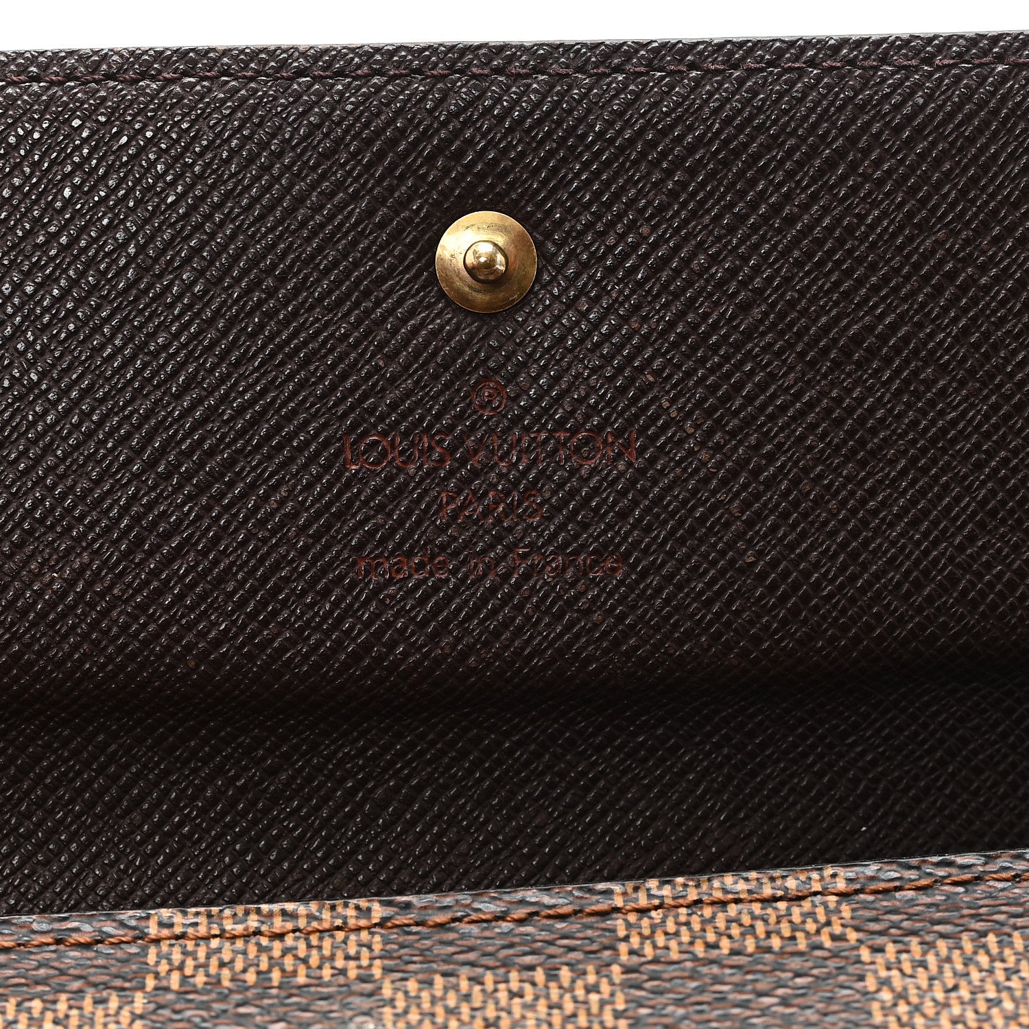 Louis Vuitton Damier Ebene Porte Tresor International Wallet 6 of 9