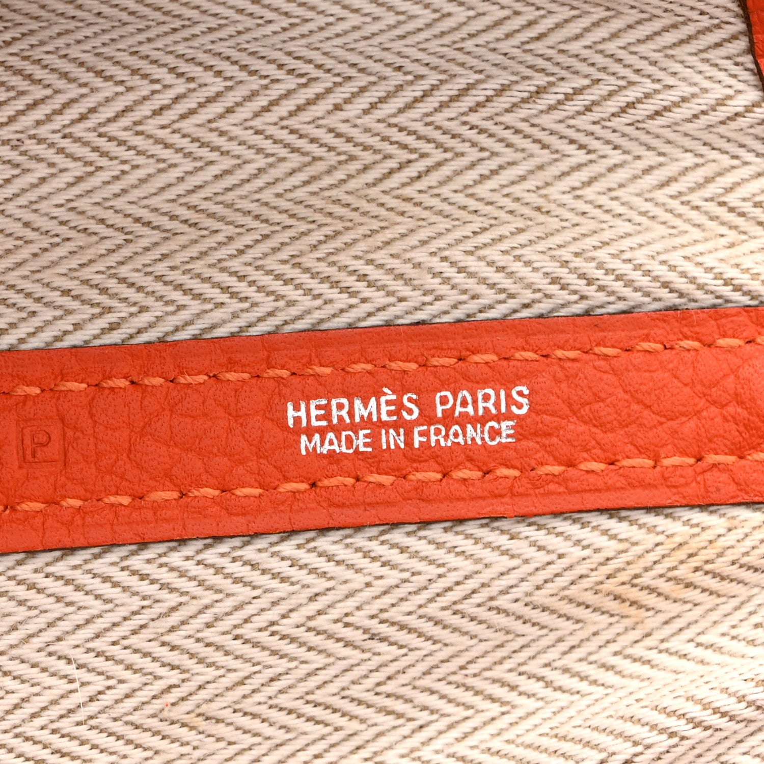 Hermes Vache Country Garden Party 36 MM Orange 6 of 10