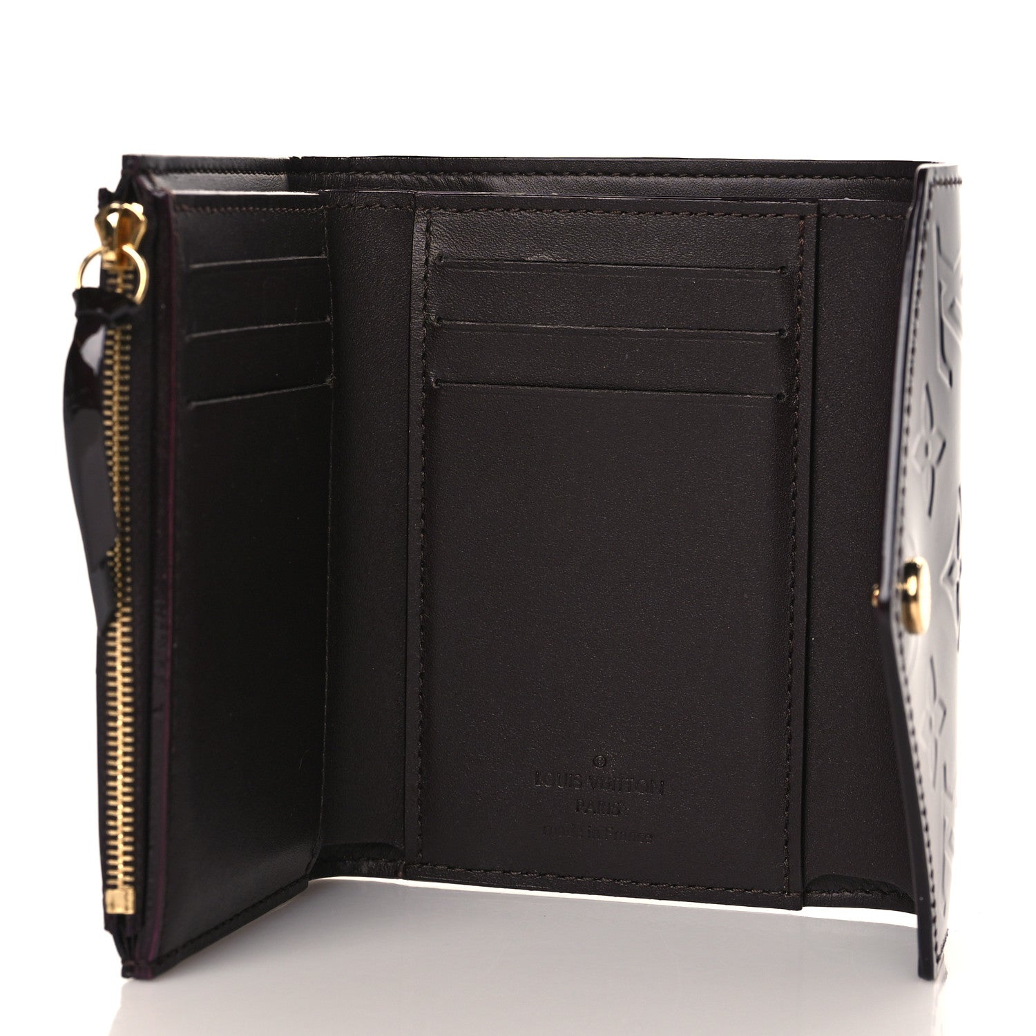 Louis Vuitton Vernis Victorine Wallet Amarante 5 of 7