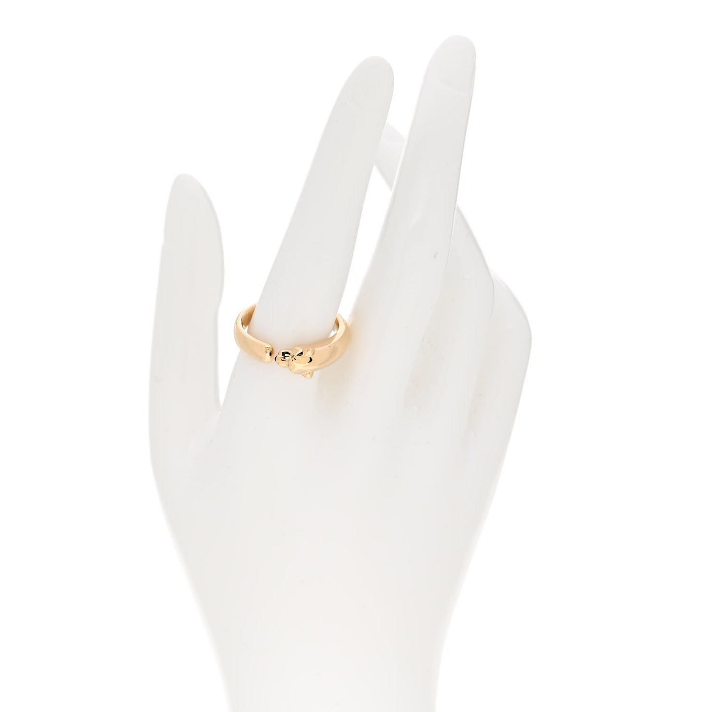 18K Yellow Gold Tsavorite Onyx Panthere De Cartier Ring 61 9.5