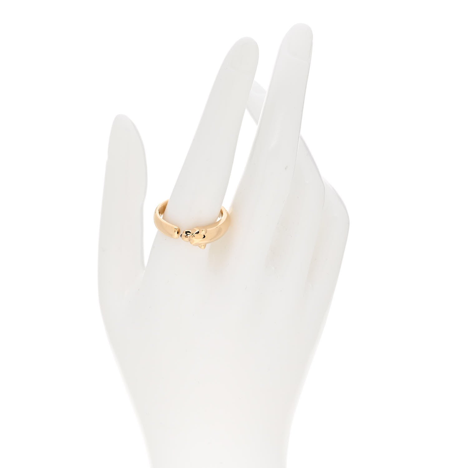 Cartier 18K Yellow Gold Tsavorite Onyx Panthere De Cartier Ring 61 9.5 2 of 7
