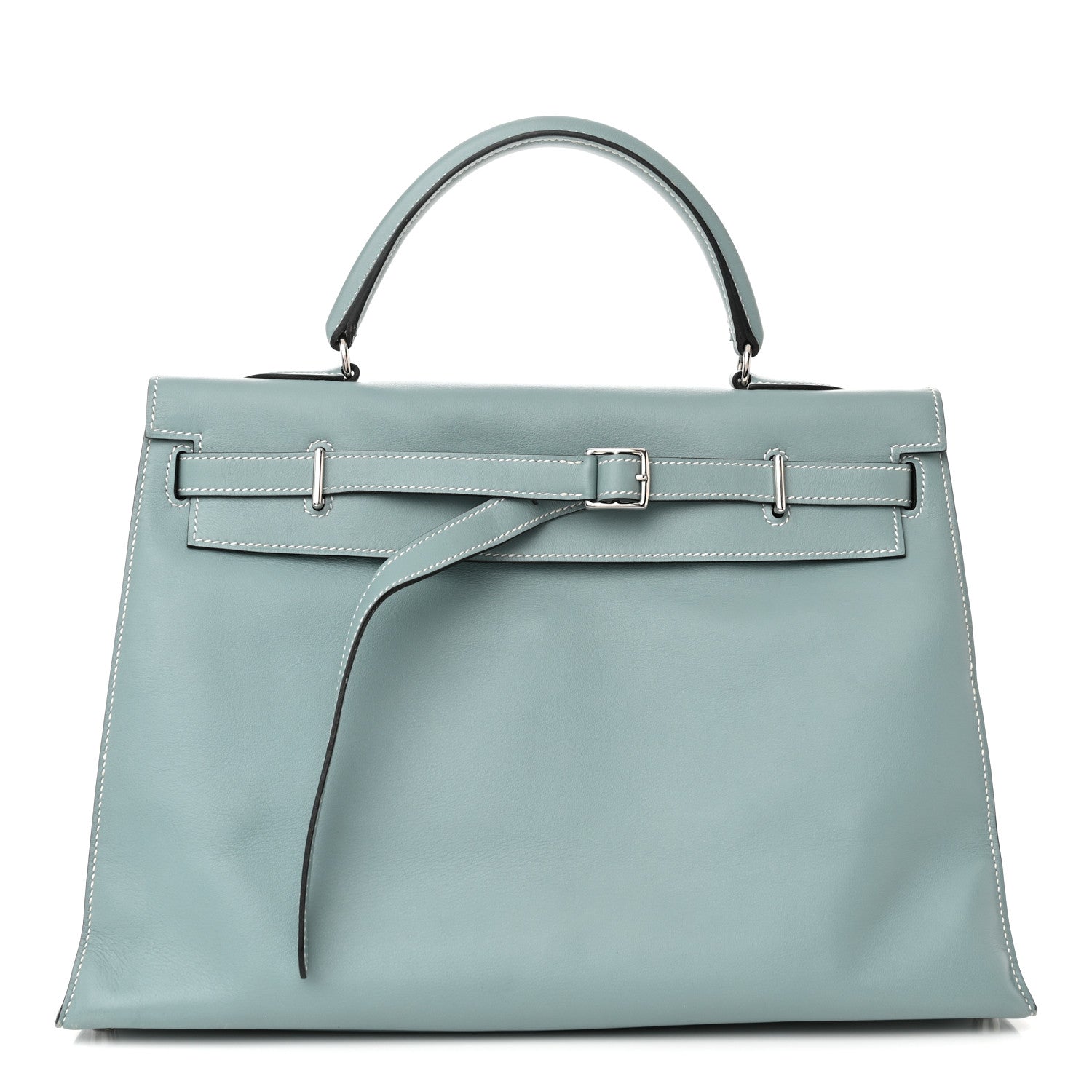 Hermes Swift Kelly Flat 35 Ciel 1 of 12