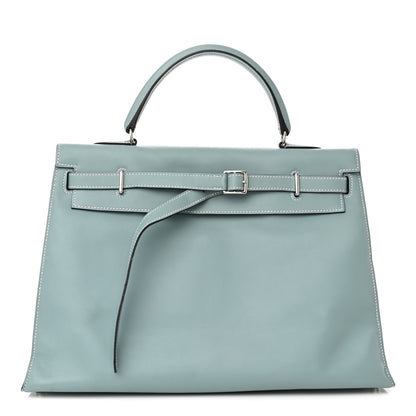Hermes Swift Kelly Flat 35 Ciel 1 of 12