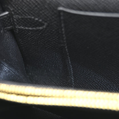 Hermes Epsom Kelly Wallet To Go Black 7 of 12