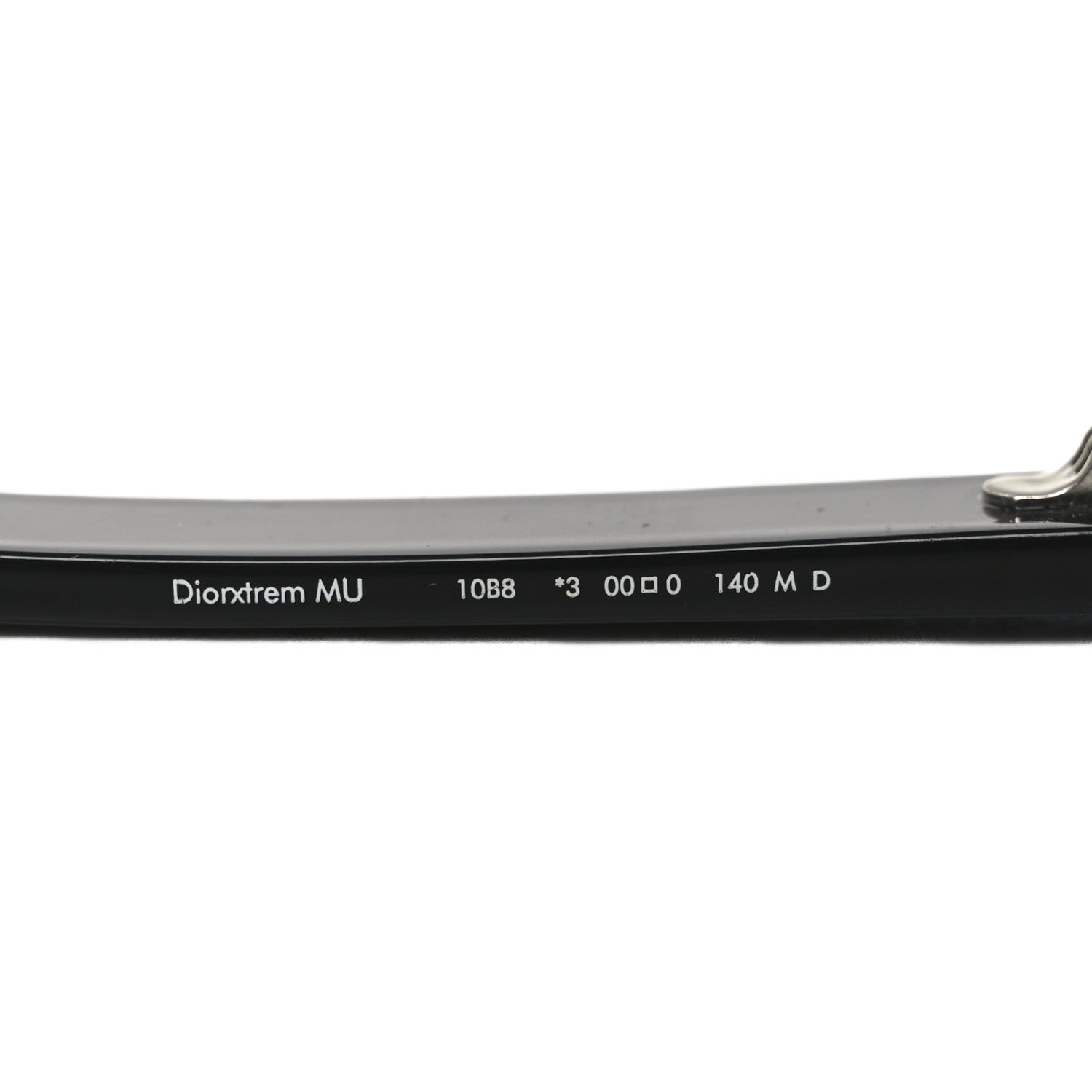 Christian Dior Acetate Diorxtrem MU Oblique Mask Sunglasses Black