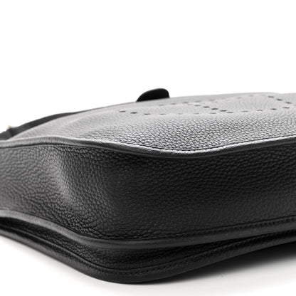 Hermes Taurillon Clemence Evelyne III PM Black 8 of 9