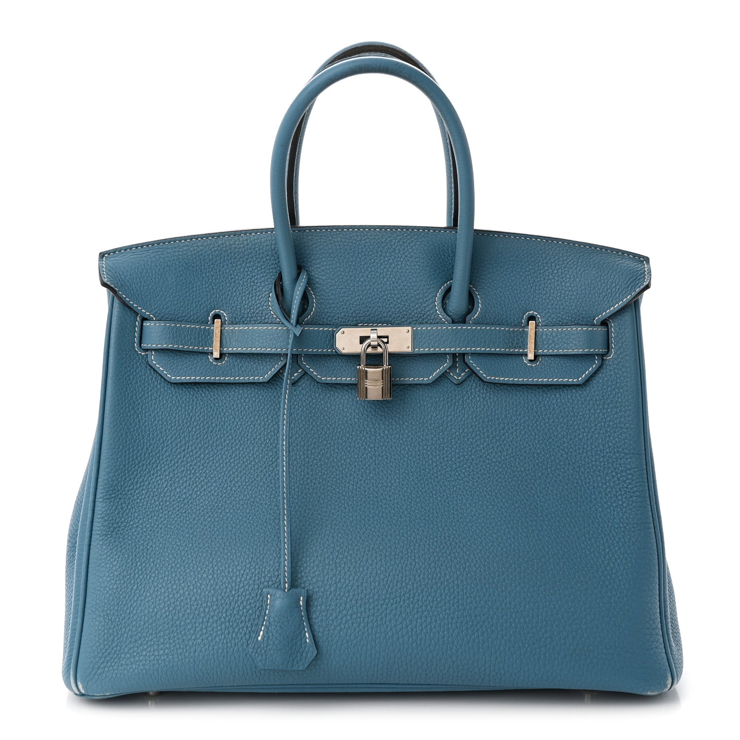 Hermes Togo BIRKIN 35 Blue Jean 1 of 10