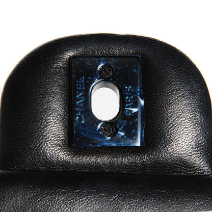 Chanel Lambskin Chevron Quilted Mini Square Flap So Black 6 of 8