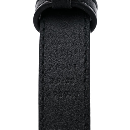 Gucci Calfskin Double G 20mm Belt 75 30 Black 3 of 4
