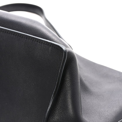 The Row Polished Saddle Calfskin Idaho Top Handle Black 9 of 11