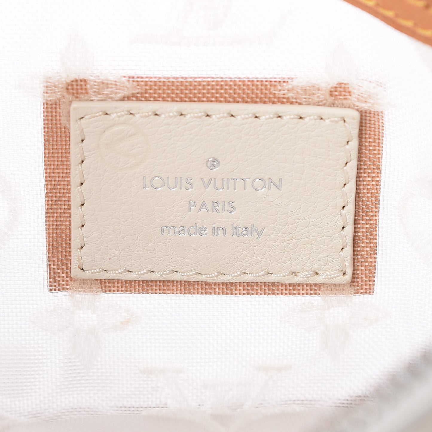 Monogram Transparence Transparent Lockit Clutch White