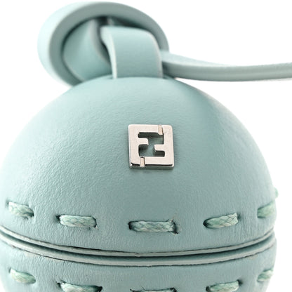 Fendi X CHUPA CHUPS Vitello Grace Lollipop Holder Bag Charm Key Ring Light Blue 4 of 5