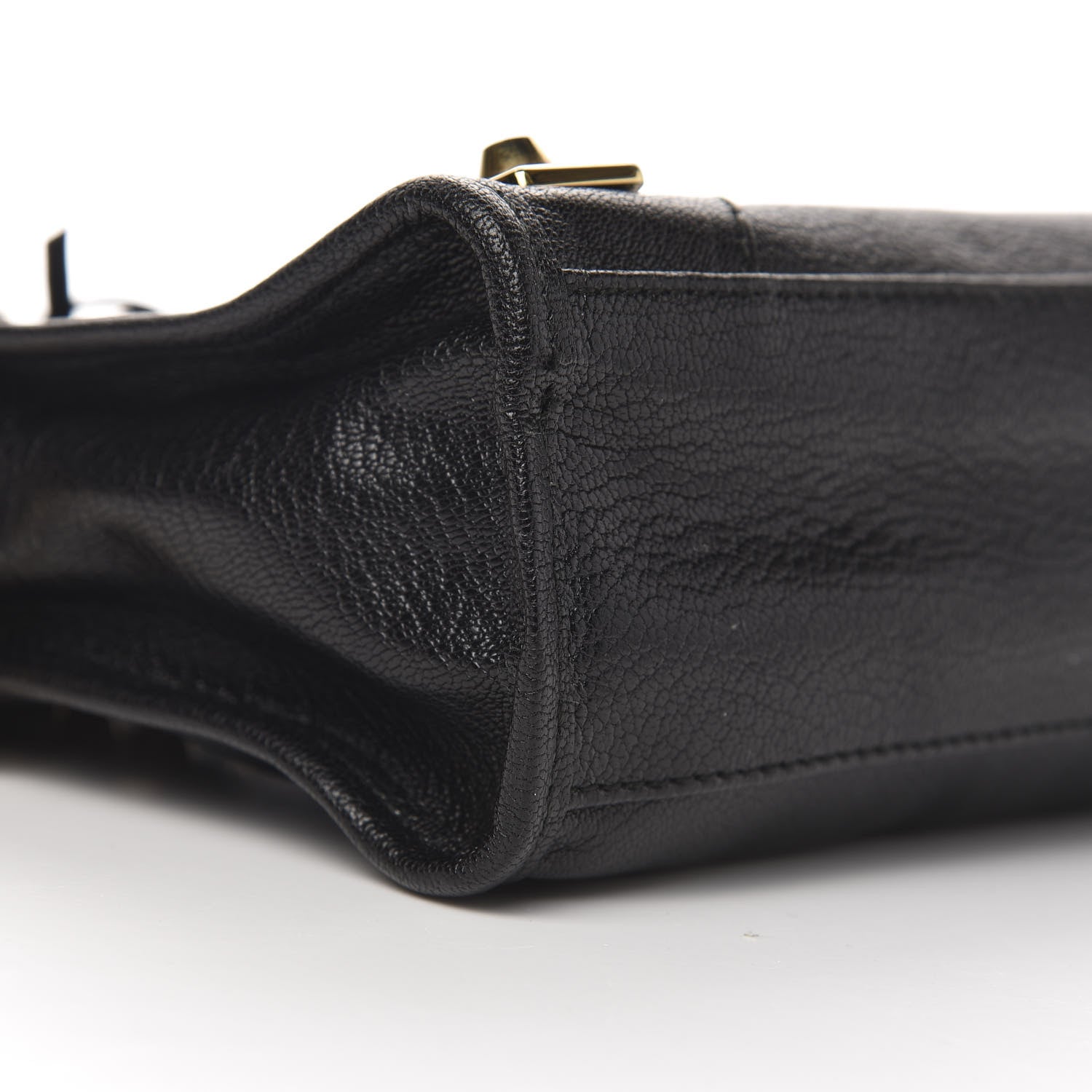 Balenciaga Chevre Gold Metallic Edge Hardware Mini City Black 9 of 11