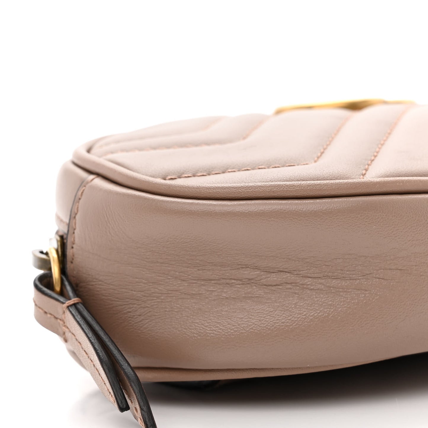 Calfskin Matelasse GG Marmont Belt Bag 85 34 Porcelain Rose