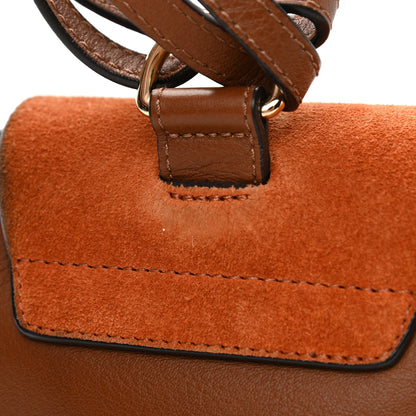 Chloe Suede Calfskin Mini Faye Backpack Tan 14 of 15