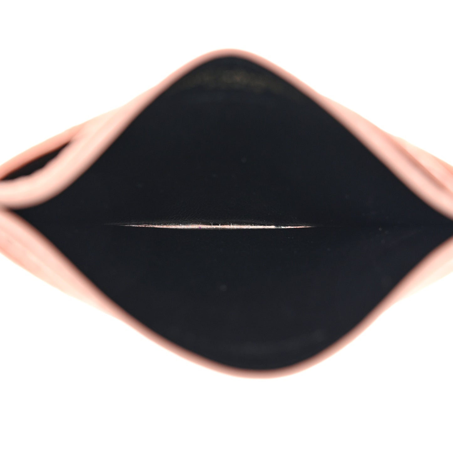 Grain De Poudre Matelasse Chevron Monogram Credit Card Case Pale Pink