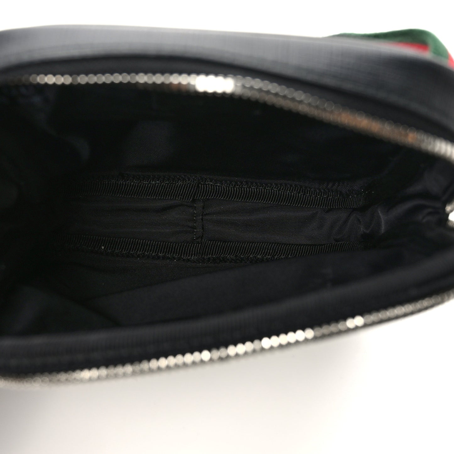 GG Supreme Monogram Web Belt Bag Black