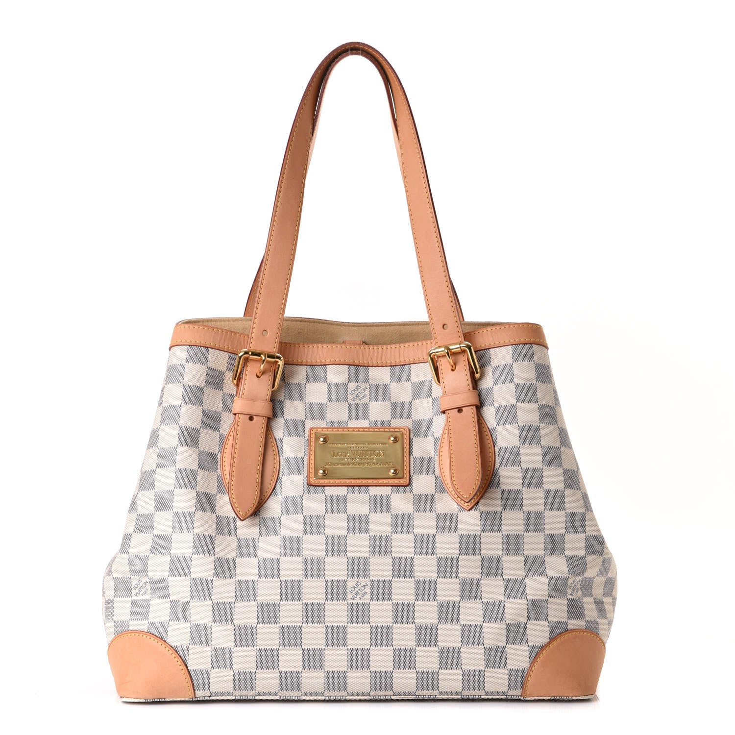 Louis Vuitton Damier Azur Hampstead MM 1 of 16