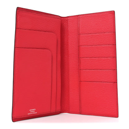 Hermes Chevre Mysore Evelyne Long Wallet Bougainvillea 5 of 7