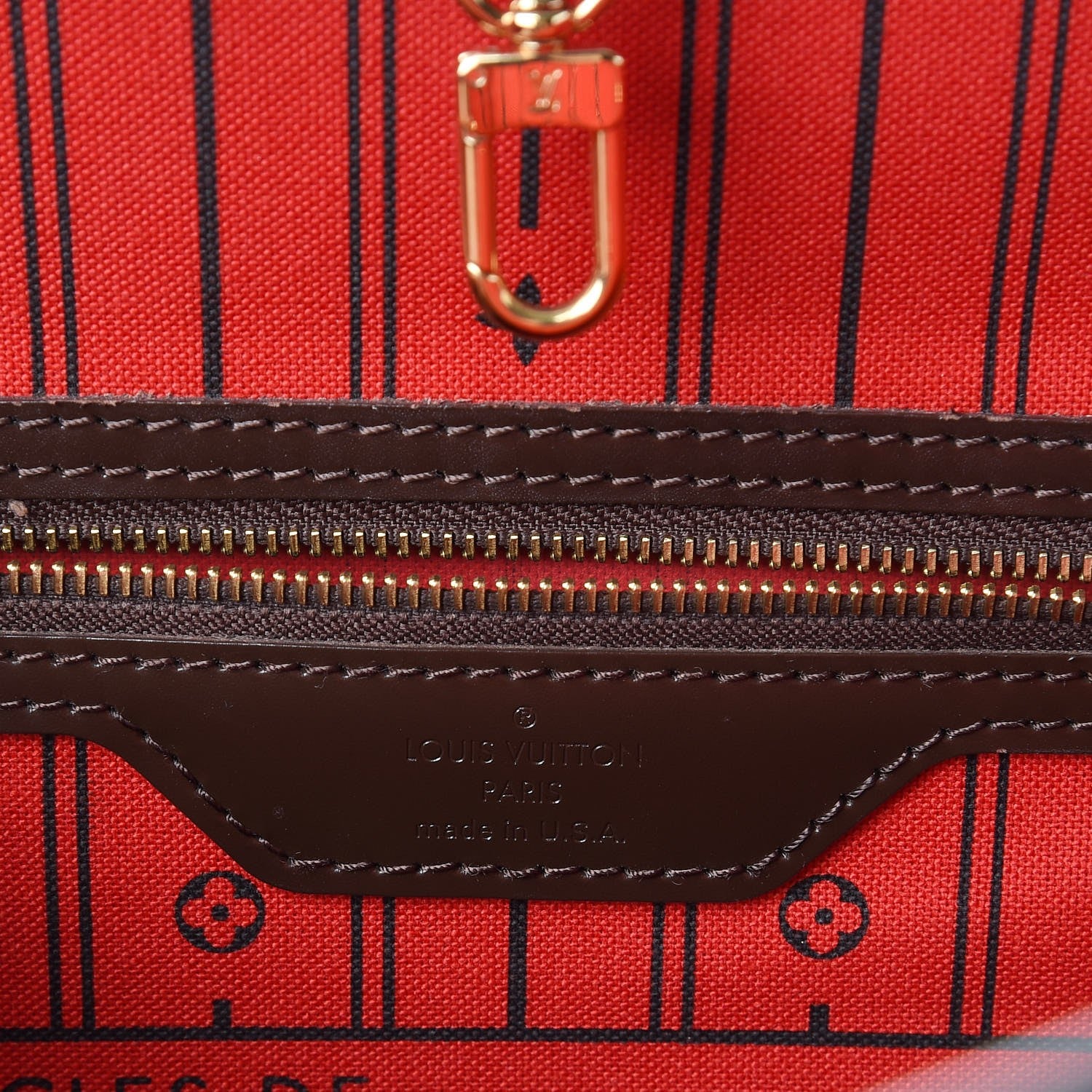 Louis Vuitton Damier Ebene Neverfull MM 6 of 7