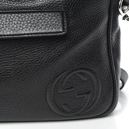 Gucci Pebbled Calfskin Soho Briefcase Black 18 of 19