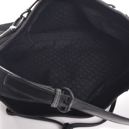 Gucci Suede Drawstring Hobo Black 5 of 8