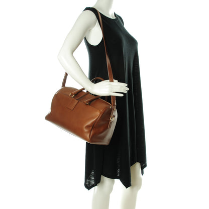 Saint Laurent Calfskin Classic Duffle 6 Cognac 2 of 7