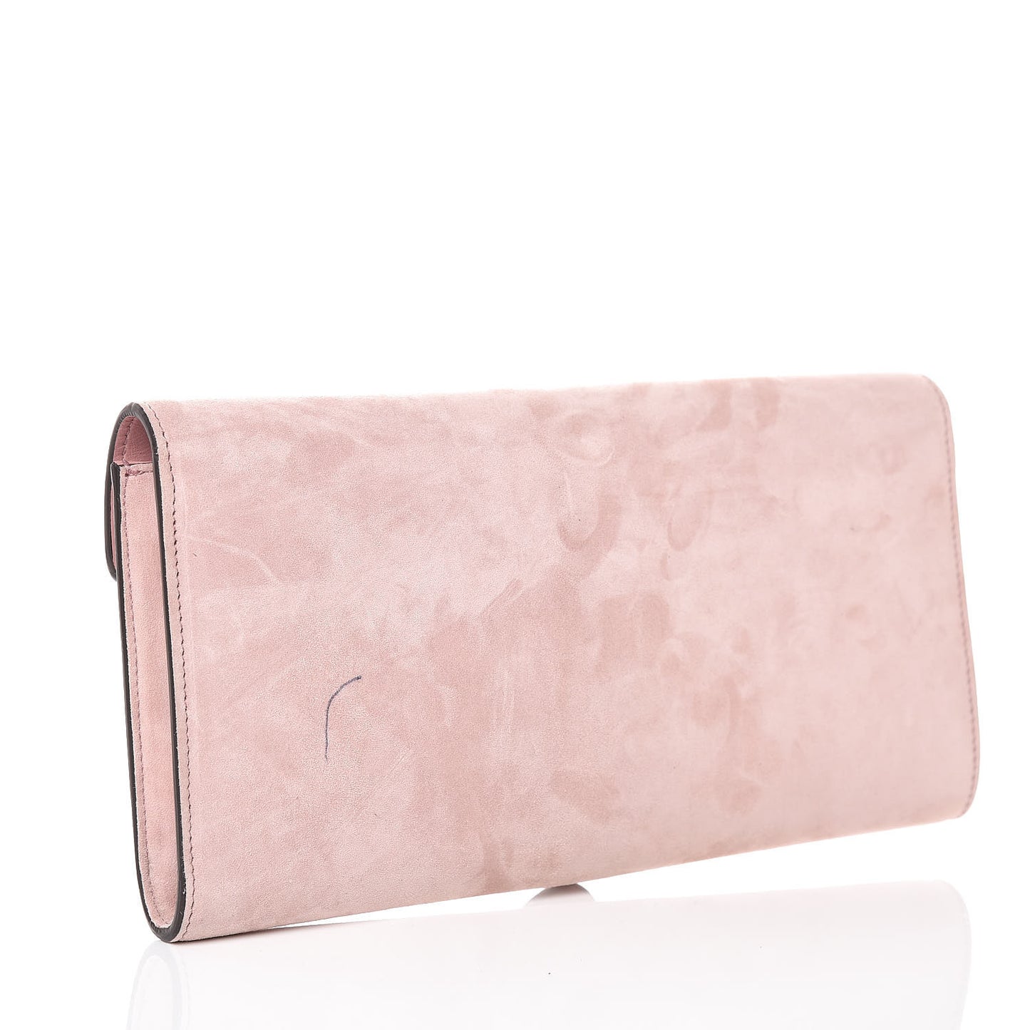 Suede Dionysus Clutch Blush