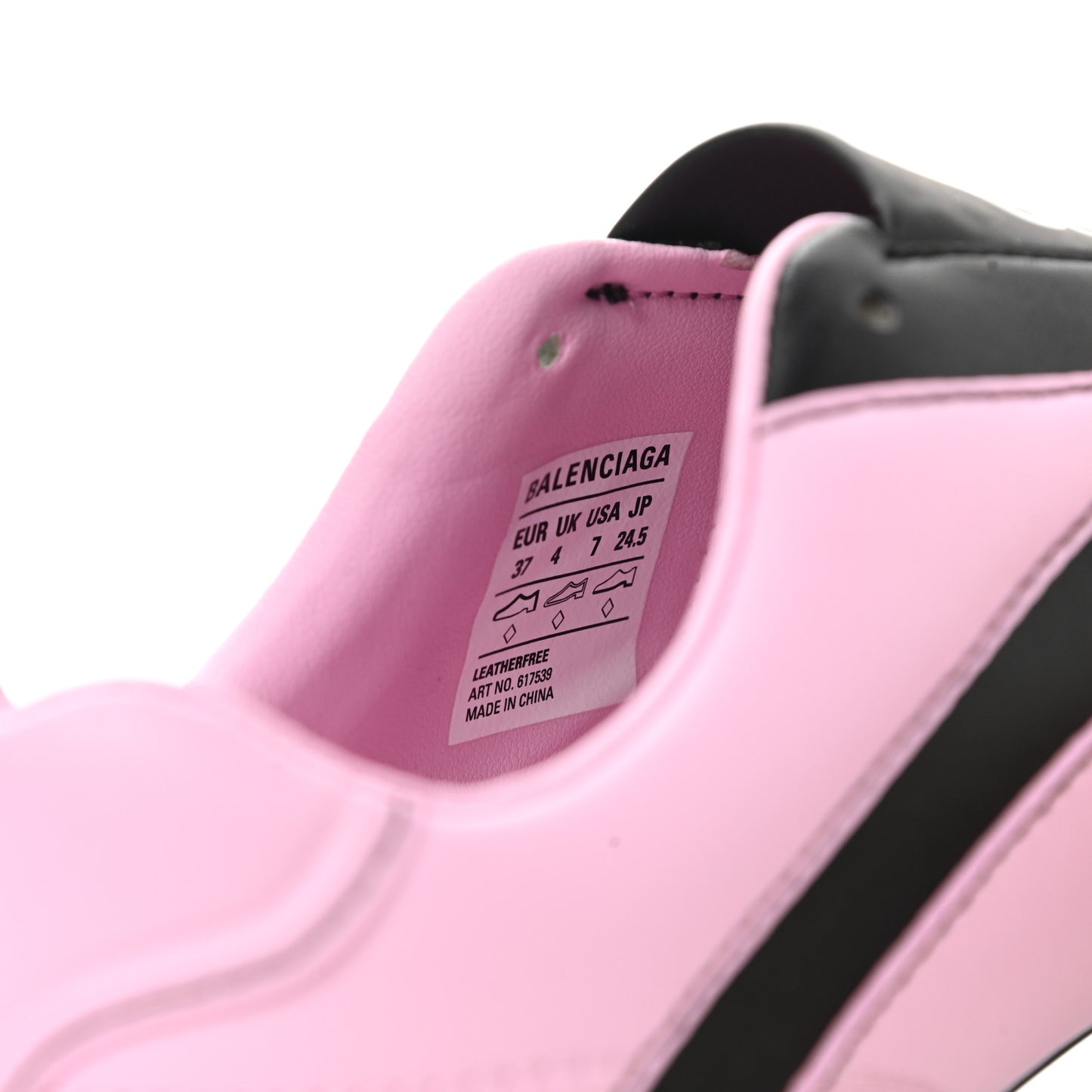 Polyurethane Womens Zen Sneakers 37 Pink Black