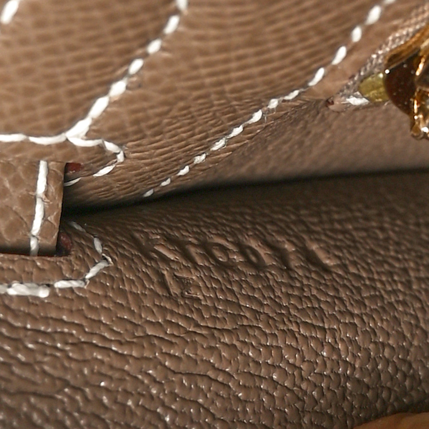 Hermes Epsom Kelly Sellier 25 Etoupe 7 of 10