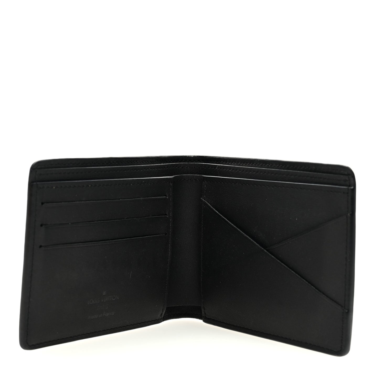 Calfskin Monogram Shadow Multiple Wallet Black