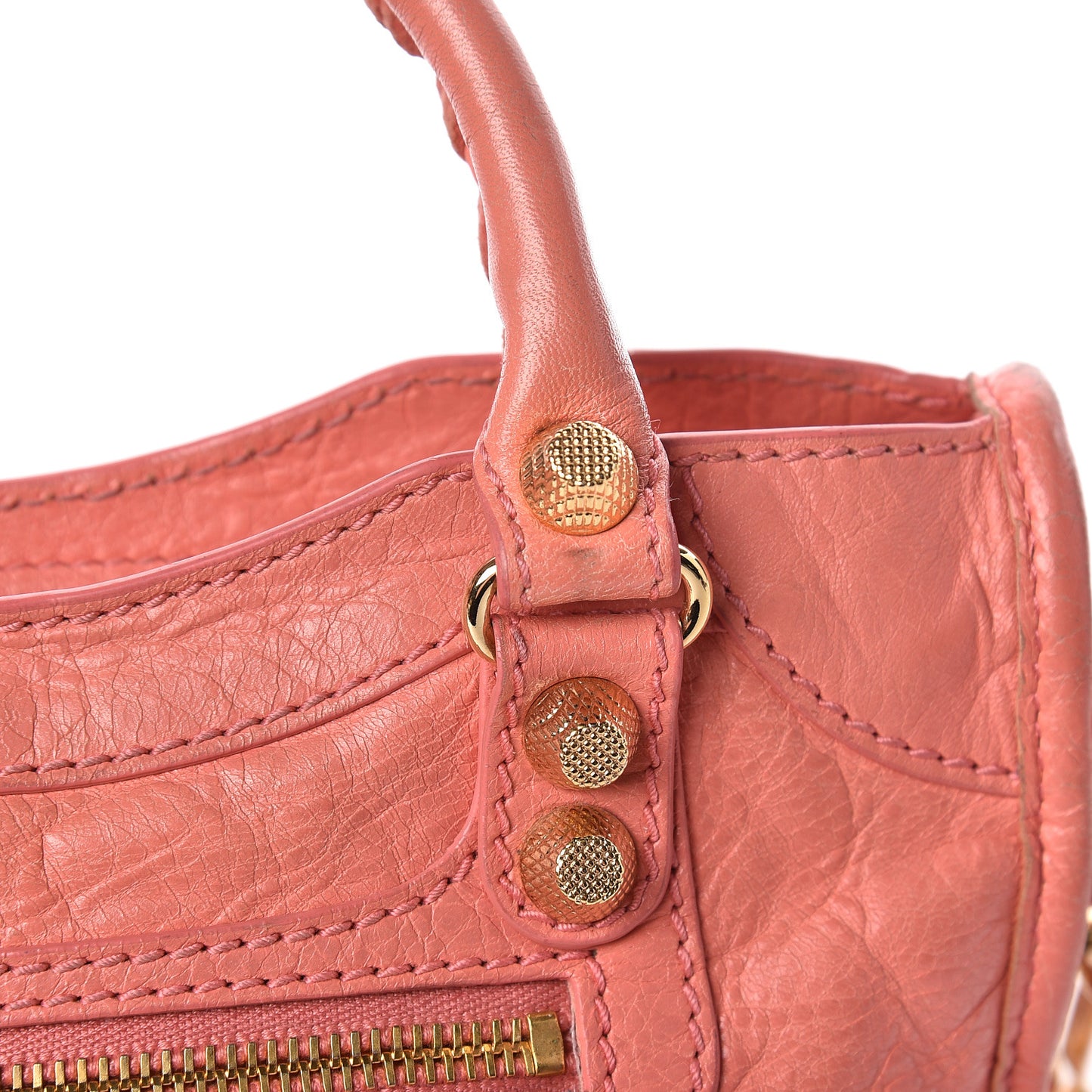 Agneau Giant 12 Gold Hardware Mini City Rose Azalee Rose Jaipur
