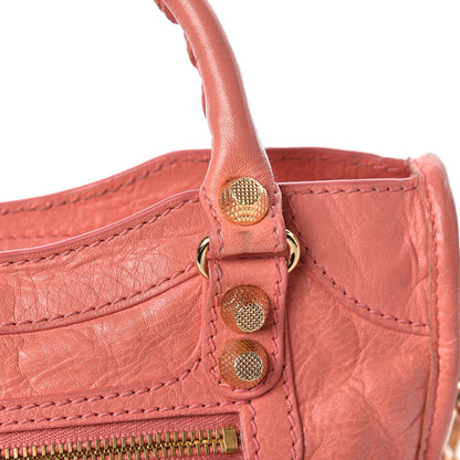 Balenciaga Agneau Giant 12 Gold Hardware Mini City Rose Azalee Rose Jaipur 18 of 20