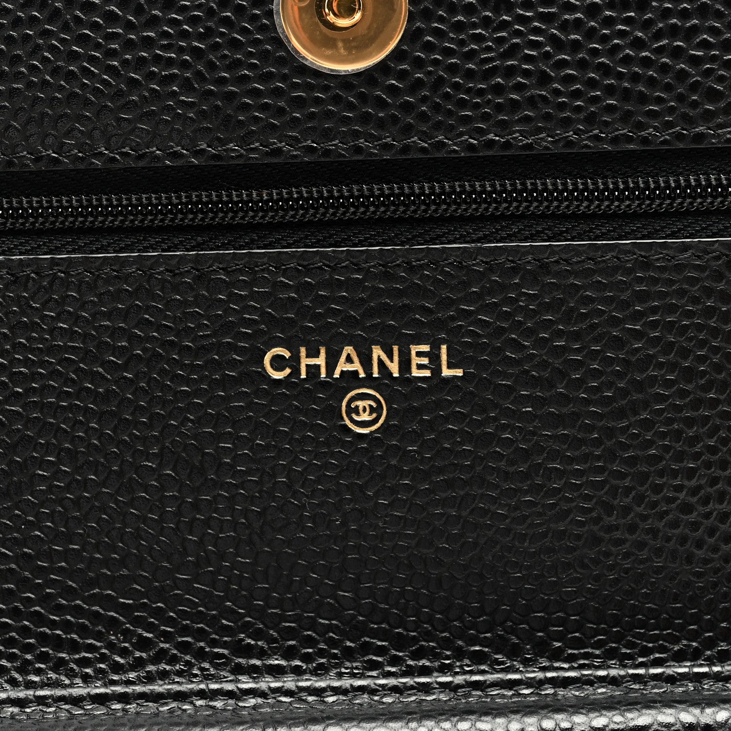 Chanel Caviar Quilted Wallet on Chain WOC Black 6 of 9