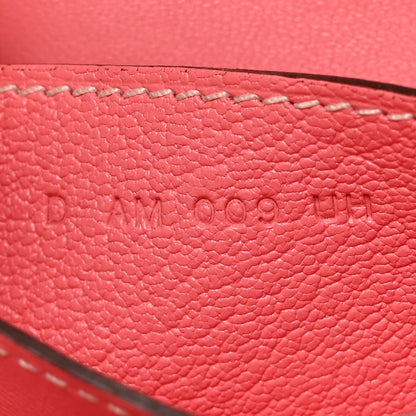 Hermes Chevre Mysore In-The-Loop-To-Go Pochette Rose Lipstick 7 of 7