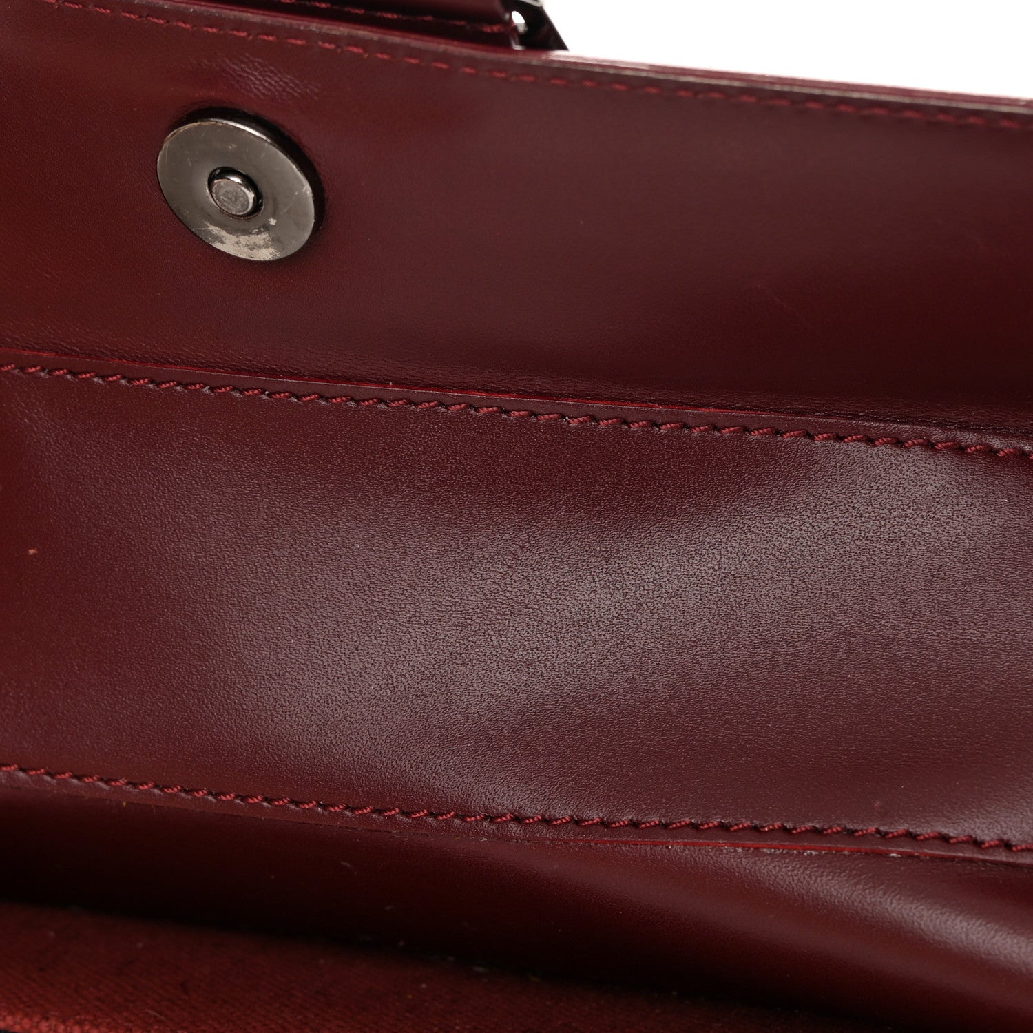 Christian Dior Canvas Calfskin Street Chic Columbus Ave Burgundy 12 of 15