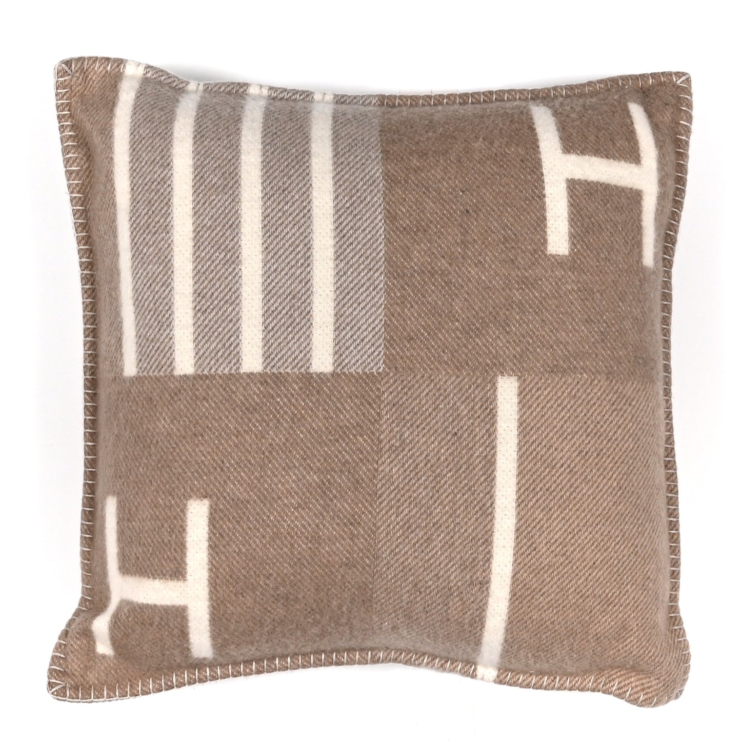 Wool Cashmere Avalon Vibration Pillow PM Ecru Naturel