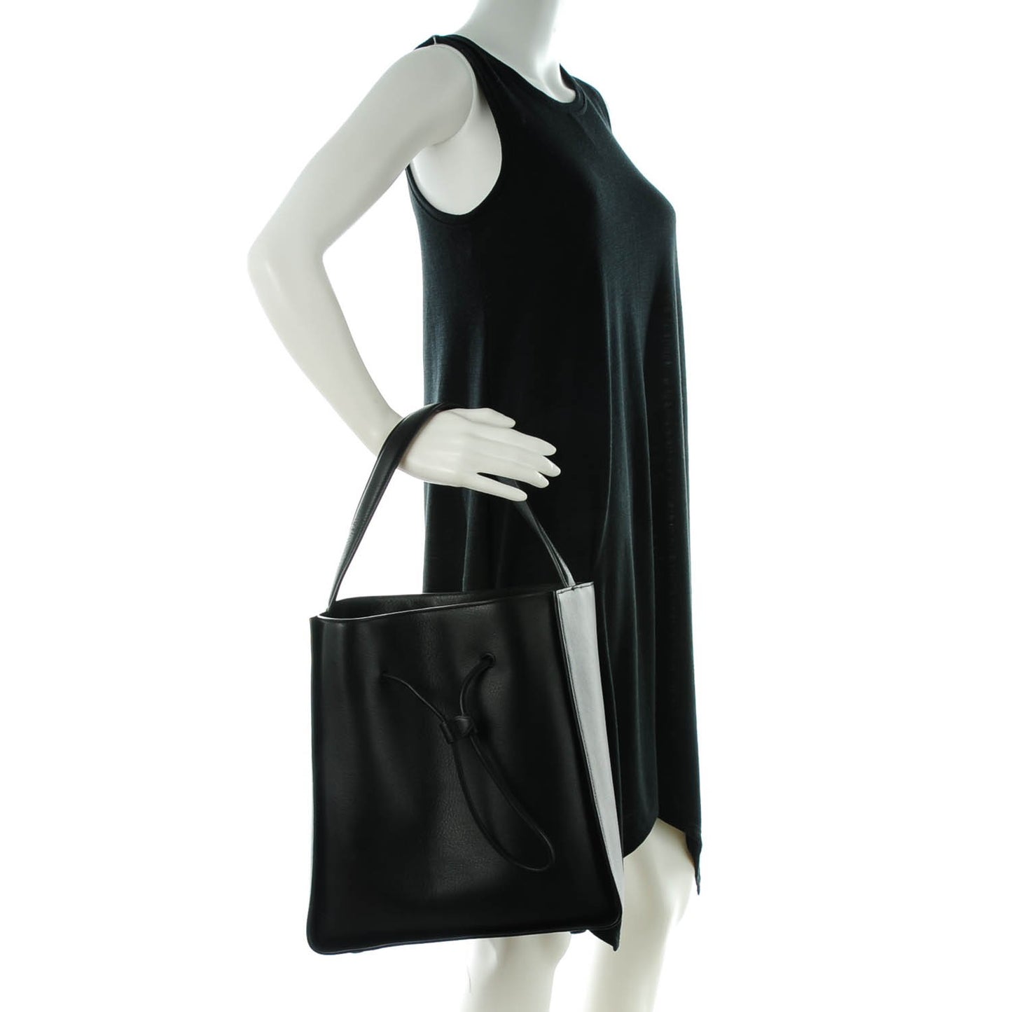 3.1 Calfskin Large Soleil Bucket Bag Black