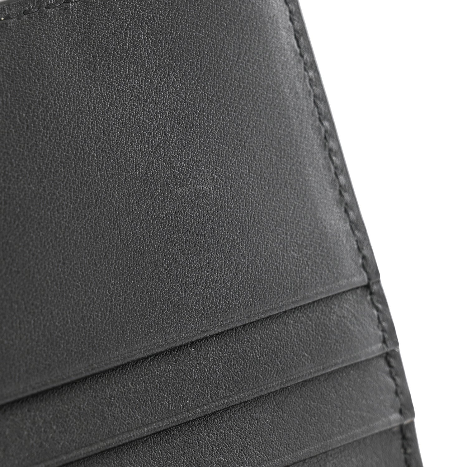 Saint Laurent Calfskin Monogram Tropical Print Chain Card Case Red Black 13 of 14