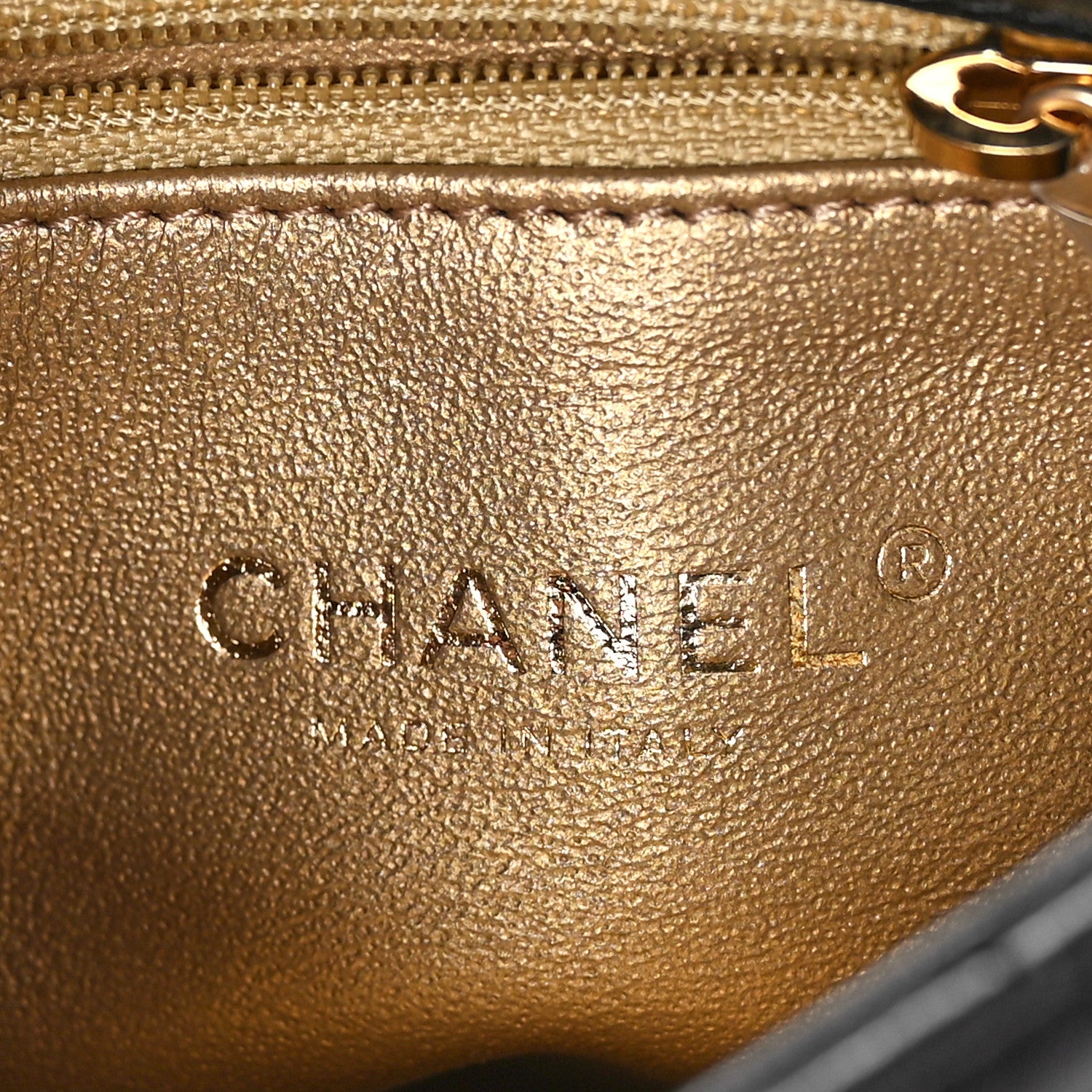 Chanel Lambskin Pearl Quilted Side Packs Black 6 of 10