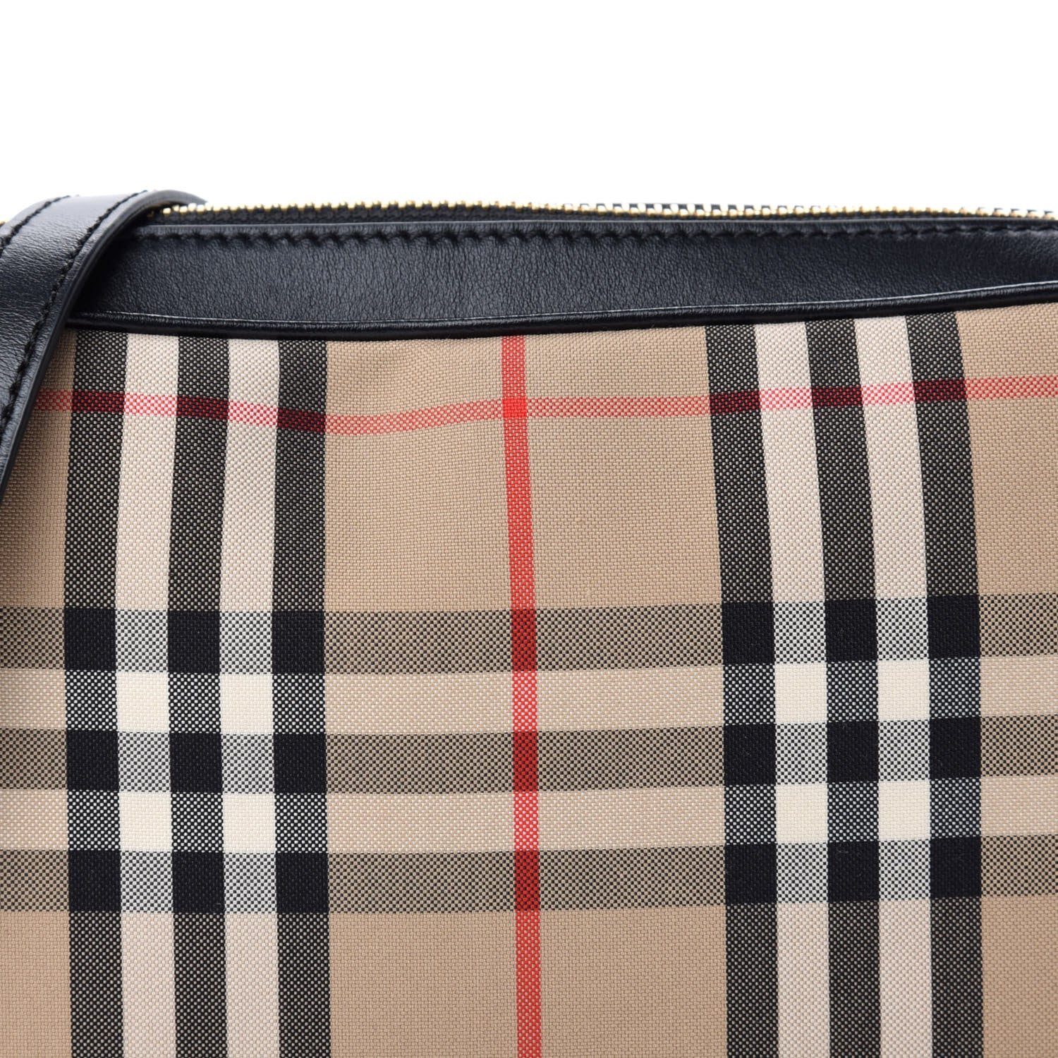 Burberry Calfskin Vintage Check Small Camera Bag Archive Beige 9 of 9