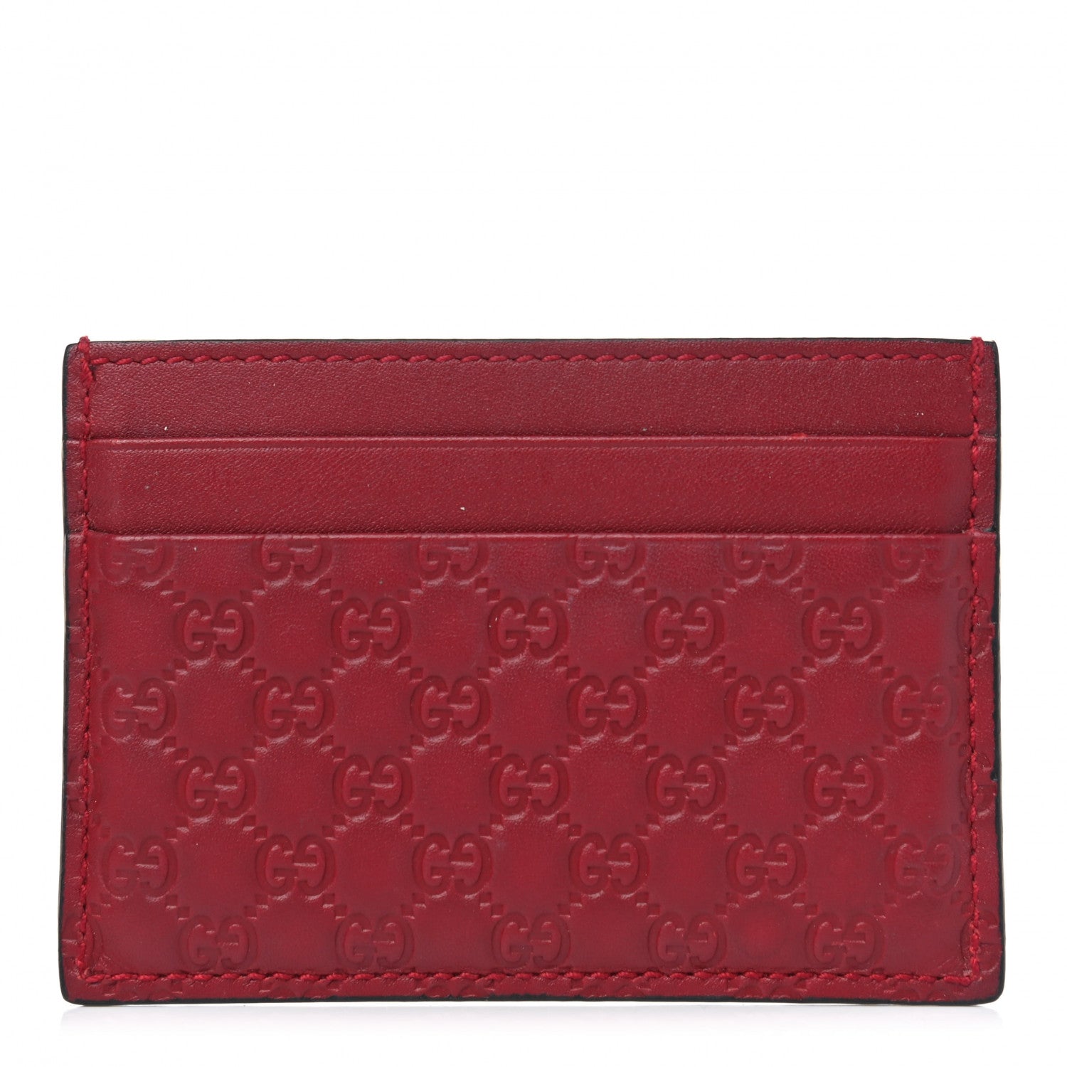 Gucci Microguccissima Card Holder Red 1 of 4
