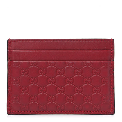 Gucci Microguccissima Card Holder Red 1 of 4