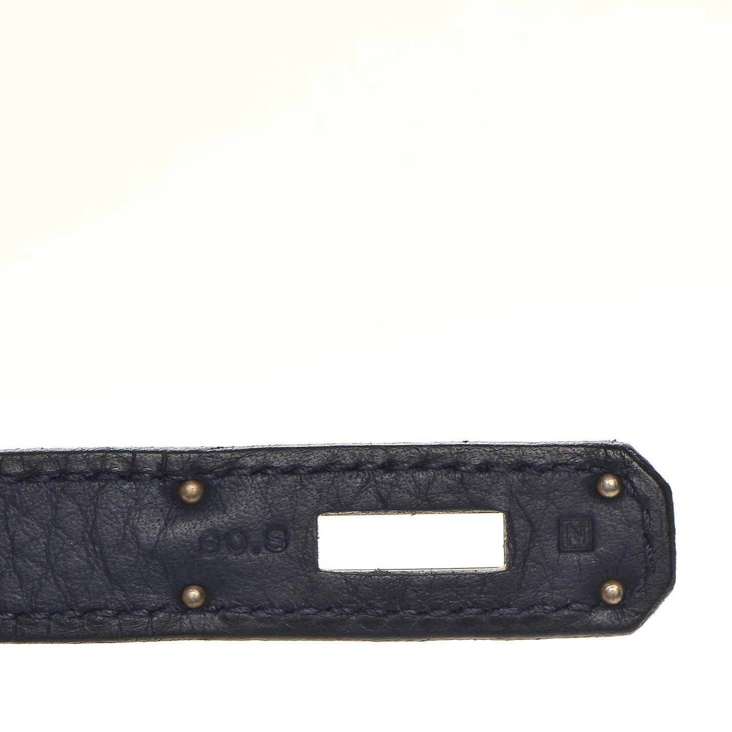 Taurillon Clemence Birkin 35 Bleu Abysse